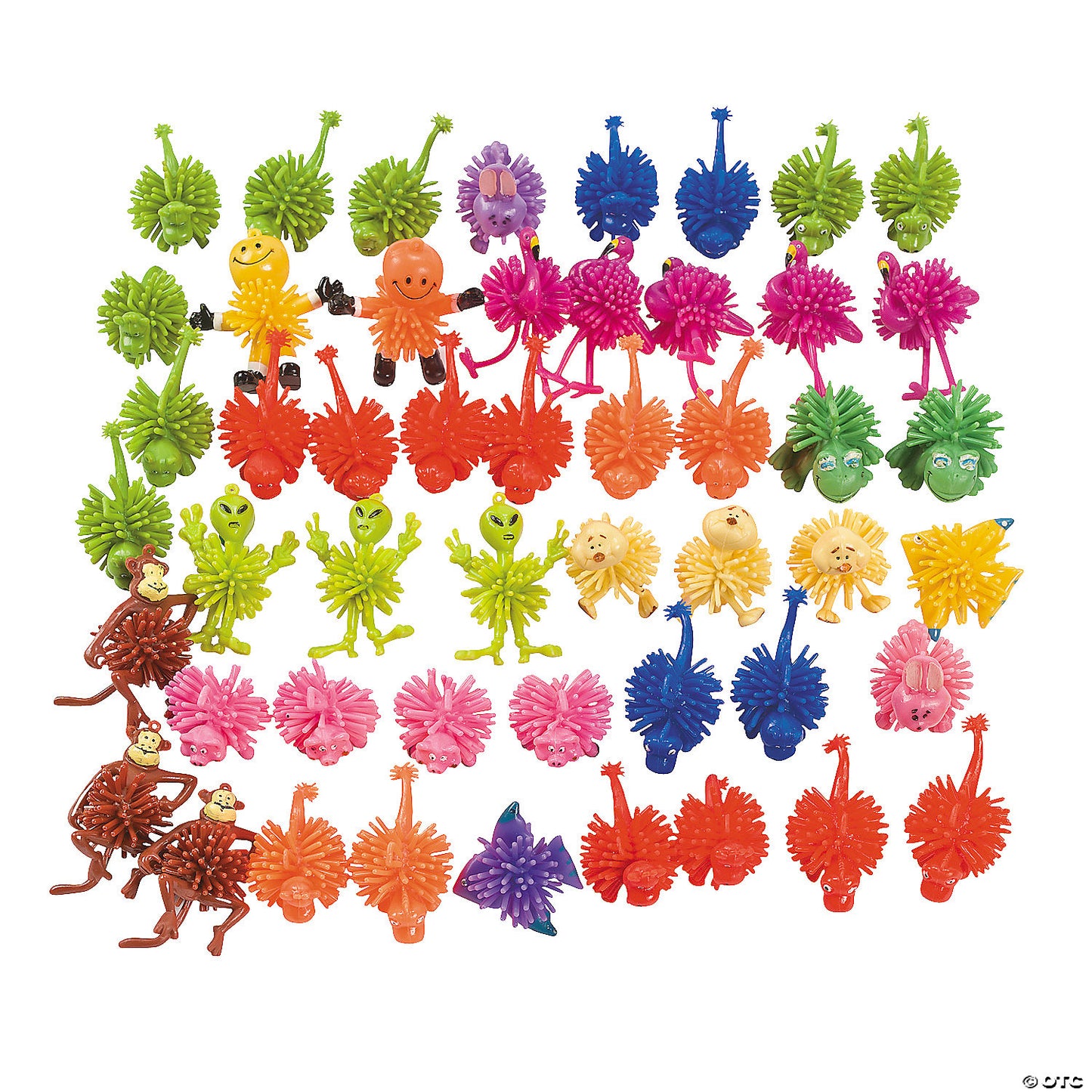 1 1/2" - 2" Bulk 48 Pc. Mini Porcupine Characters Assortment | USA Decoration®