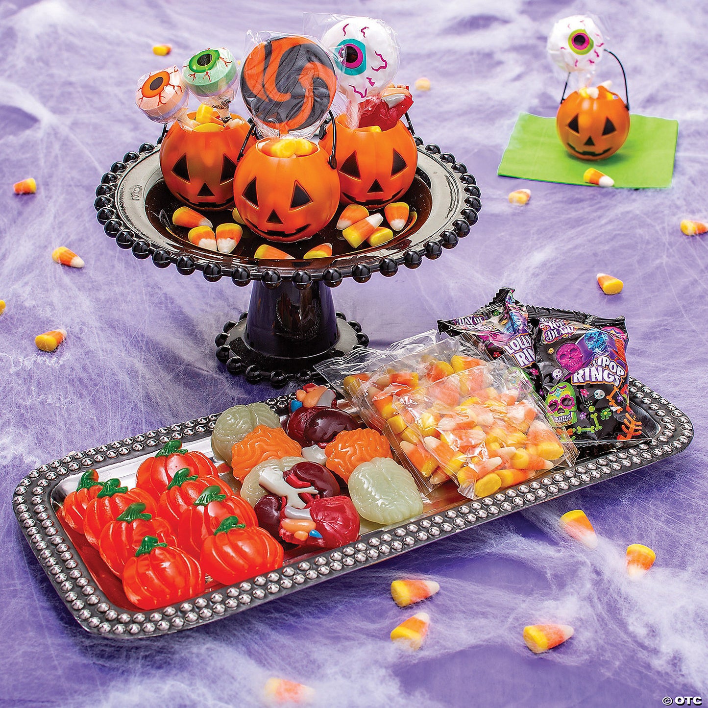 1 lb. Pumpkin-Shaped Orange Fruit Gummy Candy - 38 Pc. | USA Decoration®