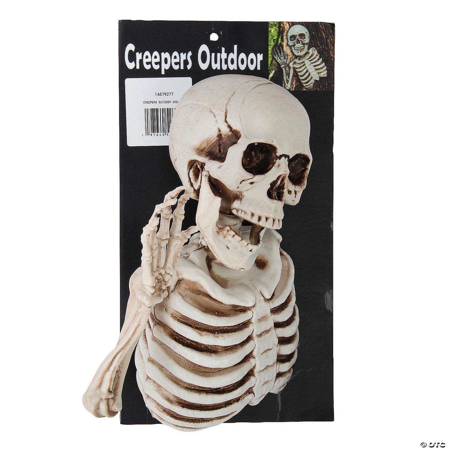 10 3/4" Hanging Waving Outdoor Skeleton Creeper Halloween Decoration | USA Decoration®