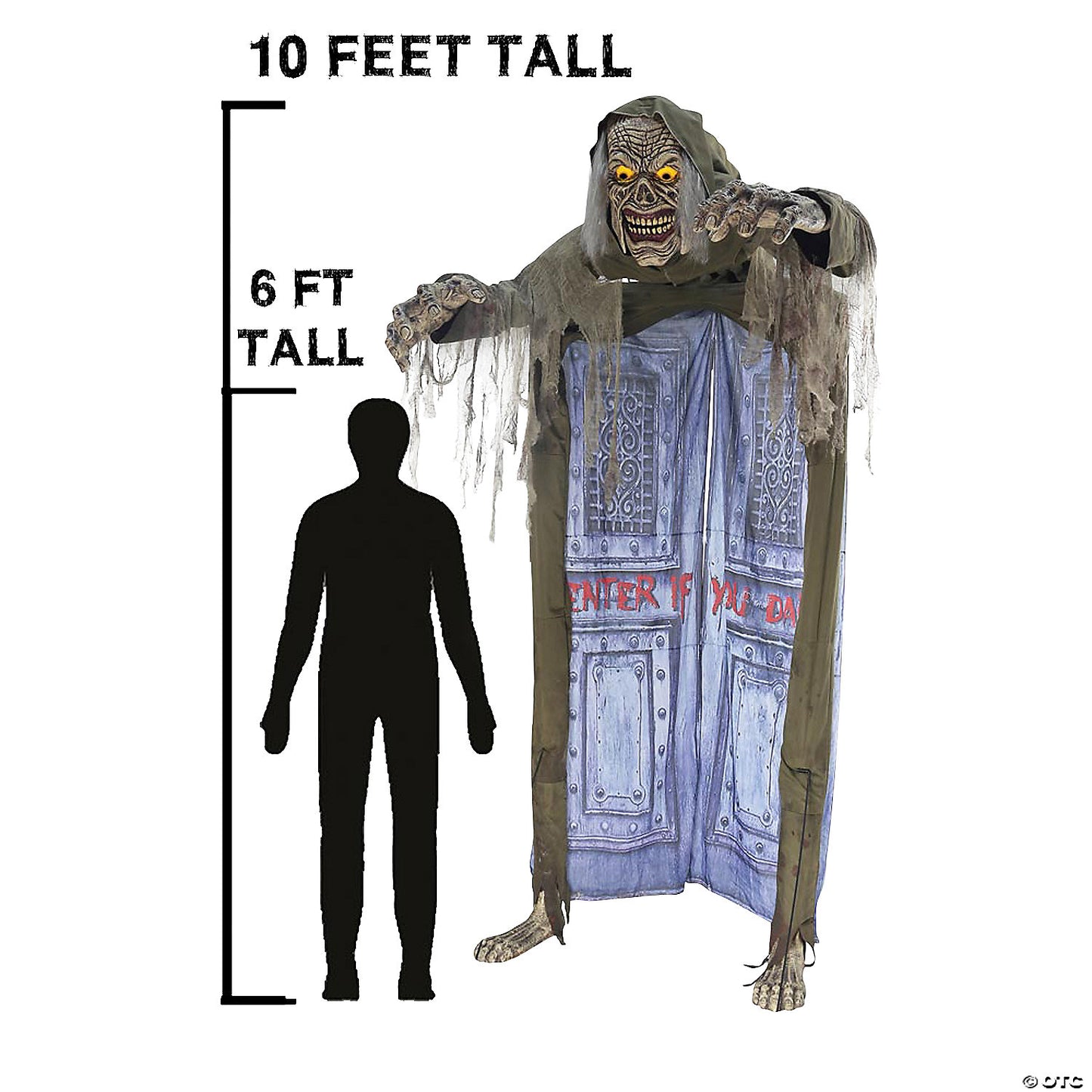 10' Animated Looming Ghoul Archway Prop | USA Decoration®