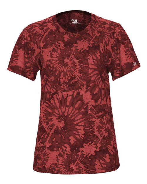 Women's Tie-Dyed Tri-Blend T-Shirt | USA Decoration