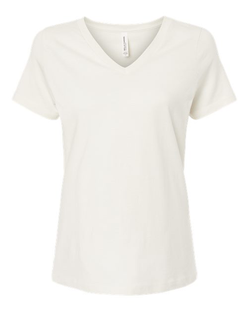Women’s Relaxed Jersey V-Neck Tee | USA Decoration