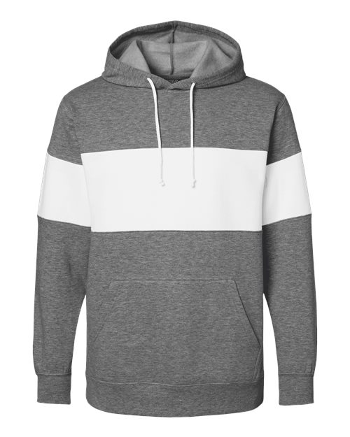 Classic Fleece Colorblocked Hooded Sweatshirt | USA Decoration