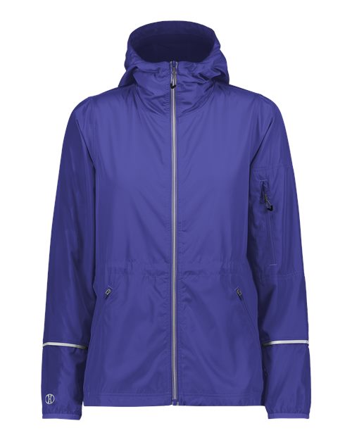 Women's Packable Hooded Jacket | USA Decoration