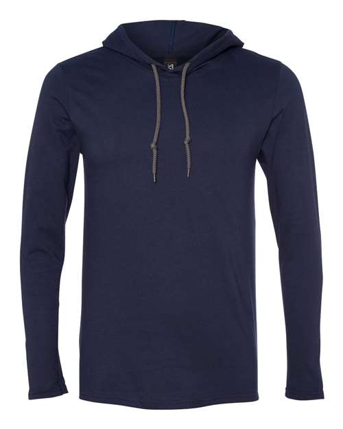 Softstyle® Lightweight Hooded Long Sleeve T-Shirt | USA Decoration