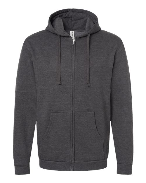 Full-Zip Hooded Sweatshirt | USA Decoration