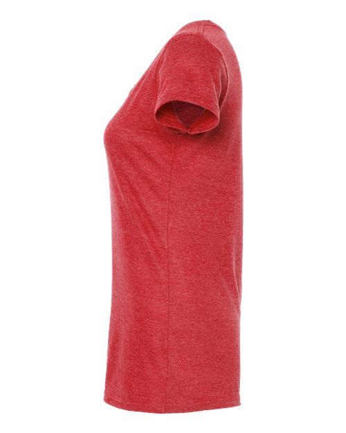 Women's Poly-Rich Scoop Neck T-Shirt | USA Decoration