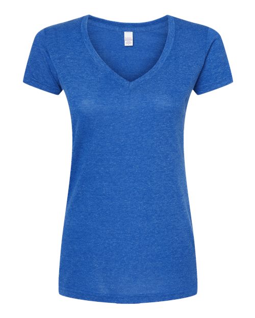 Women's Poly-Rich V-Neck T-Shirt | USA Decoration