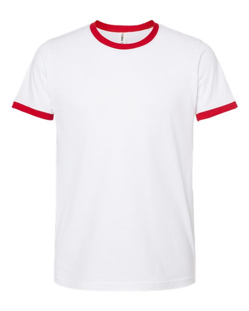 Fine Jersey Ringer T-Shirt | USA Decoration