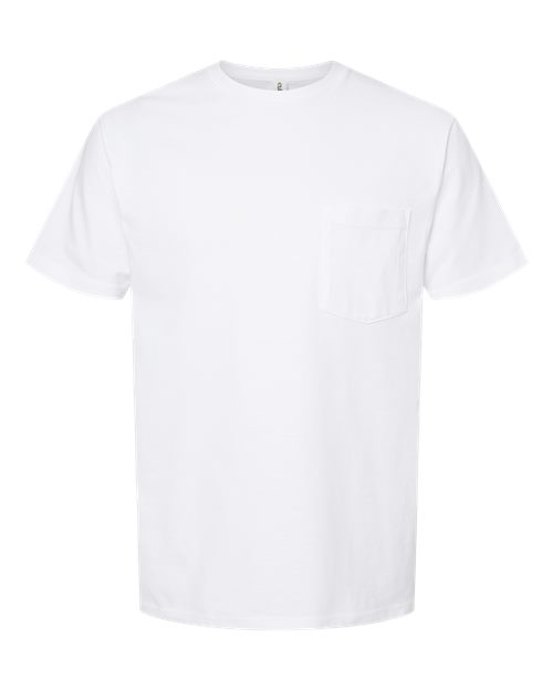 Heavyweight Jersey Pocket T-Shirt | USA Decoration