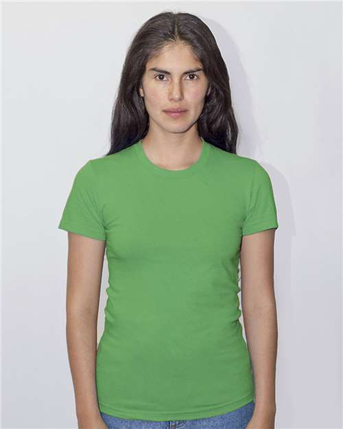 USA-Made Women's Fine Jersey T-Shirt | USA Decoration