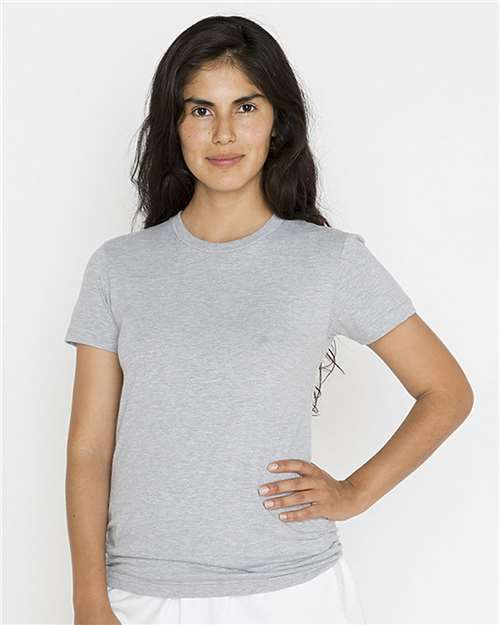 USA-Made Women's Fine Jersey T-Shirt | USA Decoration