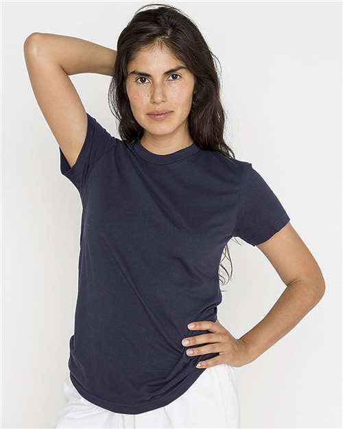 USA-Made Women's Fine Jersey T-Shirt | USA Decoration