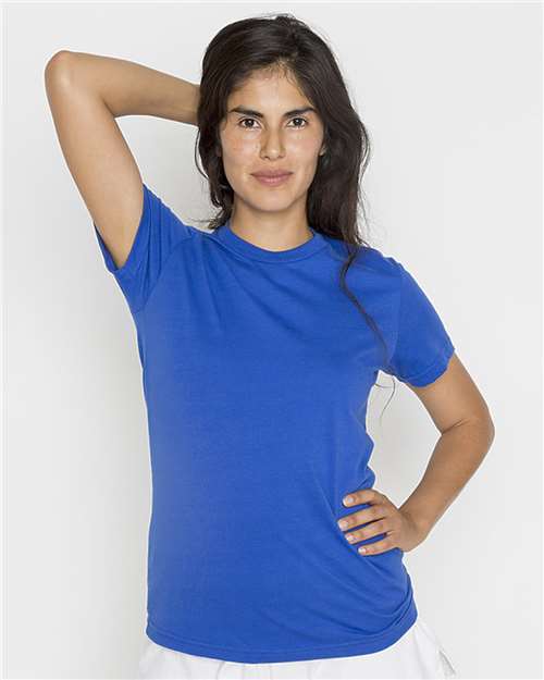 USA-Made Women's Fine Jersey T-Shirt | USA Decoration