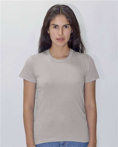 USA-Made Women's Fine Jersey T-Shirt | USA Decoration