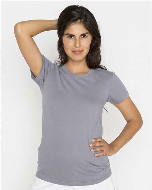 USA-Made Women's Fine Jersey T-Shirt | USA Decoration