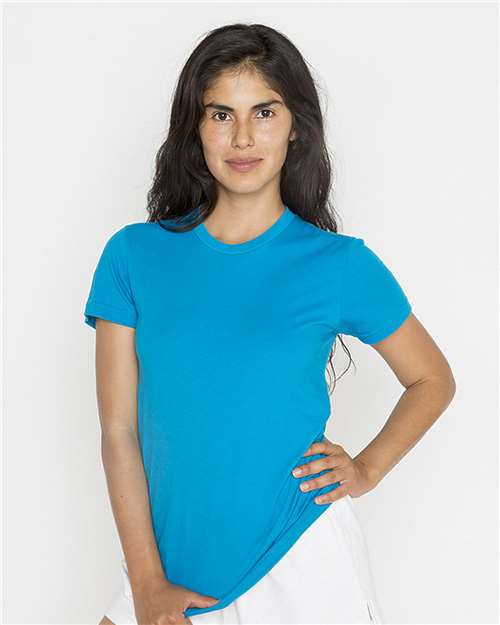 USA-Made Women's Fine Jersey T-Shirt | USA Decoration