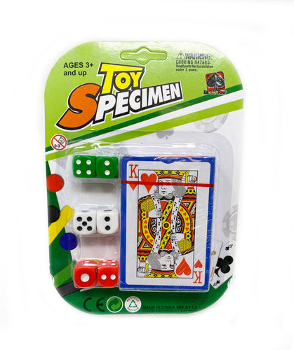 Toy Specimen Playing Card Game