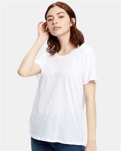 Women's Loose Fit Boyfriend Tee | USA Decoration