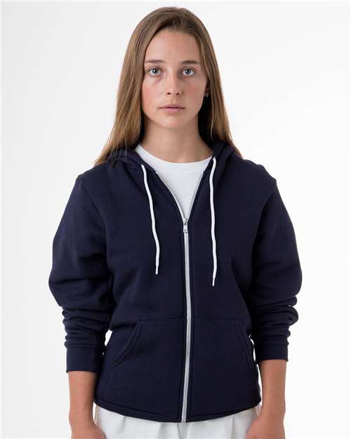 USA-Made Flex Fleece Full-Zip Hooded Sweatshirt | USA Decoration