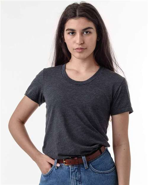 USA-Made Women's 50/50 T-Shirt | USA Decoration