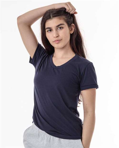 USA-Made Women's 50/50 T-Shirt | USA Decoration