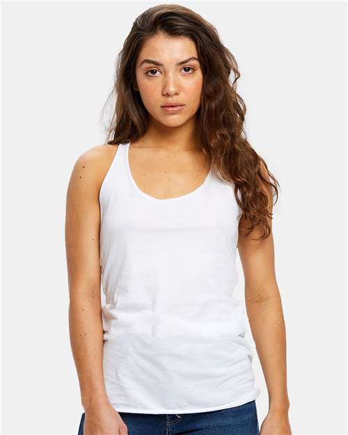 Women's Raw Edge Racer Tank Top | USA Decoration
