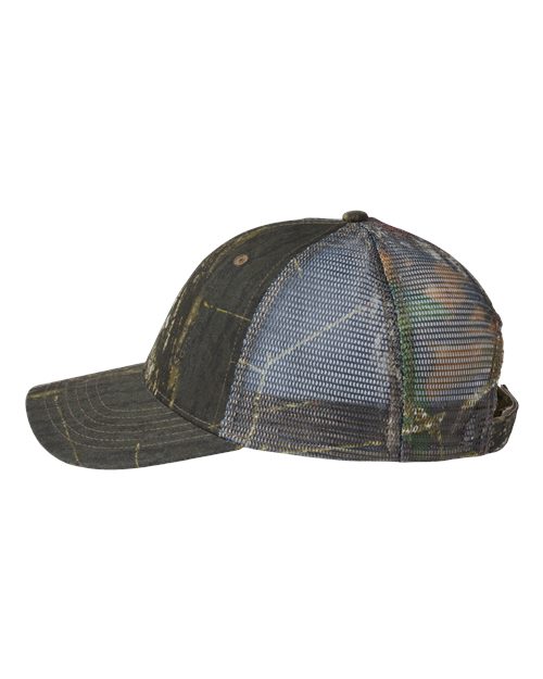 Licensed Camo Mesh Back Cap | USA Decoration