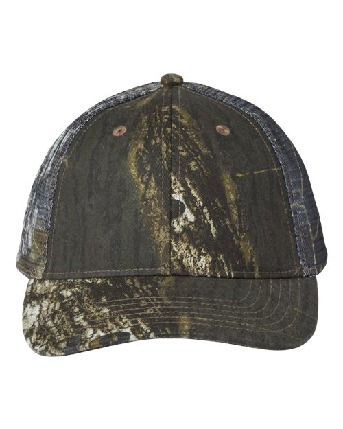 Licensed Camo Mesh Back Cap | USA Decoration