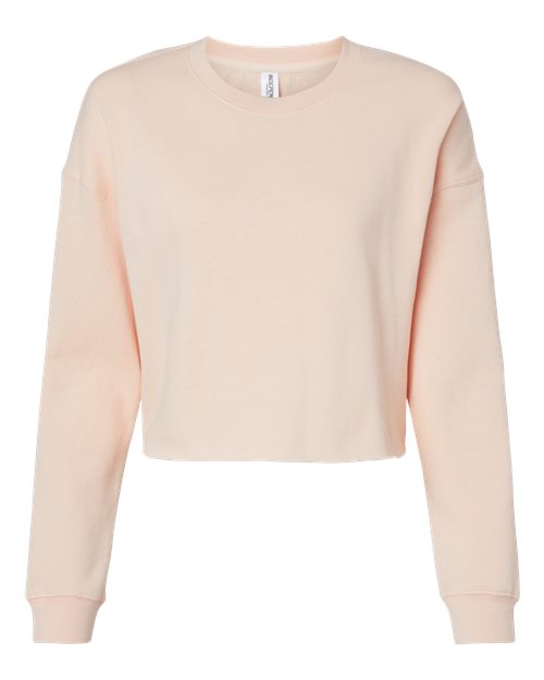 Women's Lightweight Crop Crewneck Sweatshirt | USA Decoration