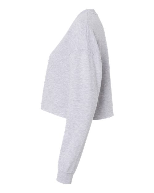 Women's Lightweight Crop Crewneck Sweatshirt | USA Decoration