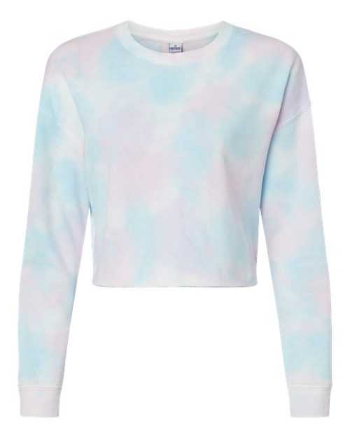 Women's Lightweight Crop Crewneck Sweatshirt | USA Decoration