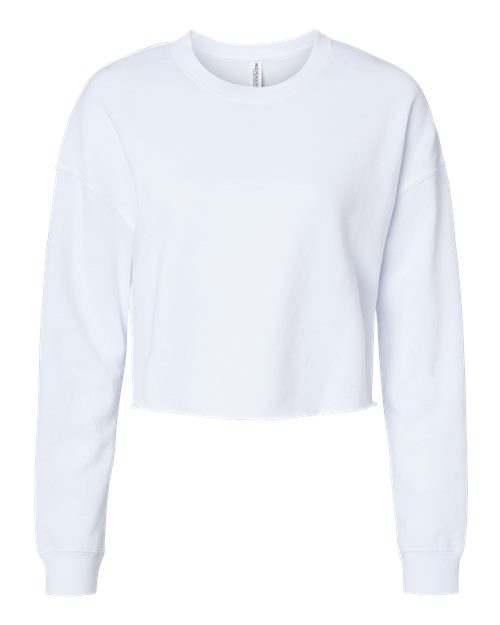 Women's Lightweight Crop Crewneck Sweatshirt | USA Decoration