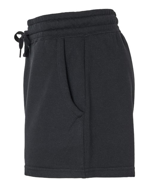 Women’s Lightweight California Wave Wash Fleece Shorts | USA Decoration