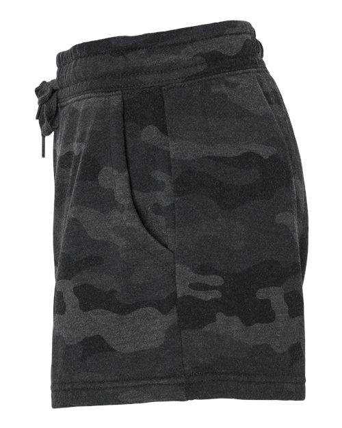 Women’s Lightweight California Wave Wash Fleece Shorts | USA Decoration