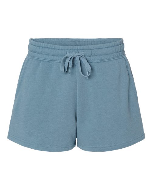 Women’s Lightweight California Wave Wash Fleece Shorts | USA Decoration