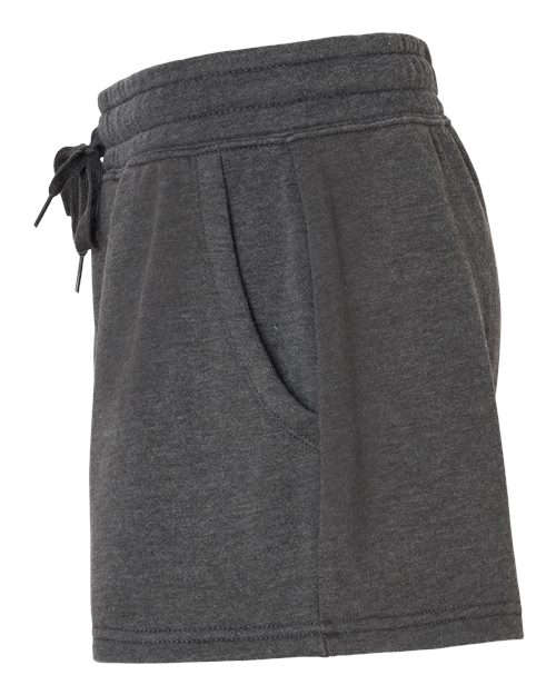 Women’s Lightweight California Wave Wash Fleece Shorts | USA Decoration