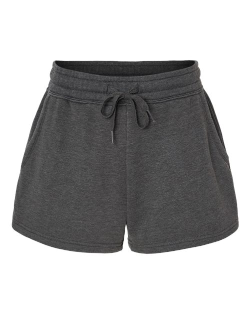 Women’s Lightweight California Wave Wash Fleece Shorts | USA Decoration