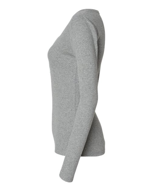 Women's Harper Long Sleeve Henley | USA Decoration