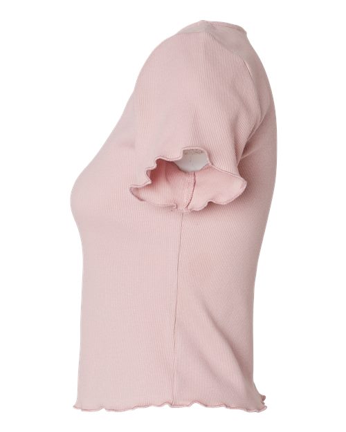 Women's Baby Rib Short Sleeve T-Shirt | USA Decoration