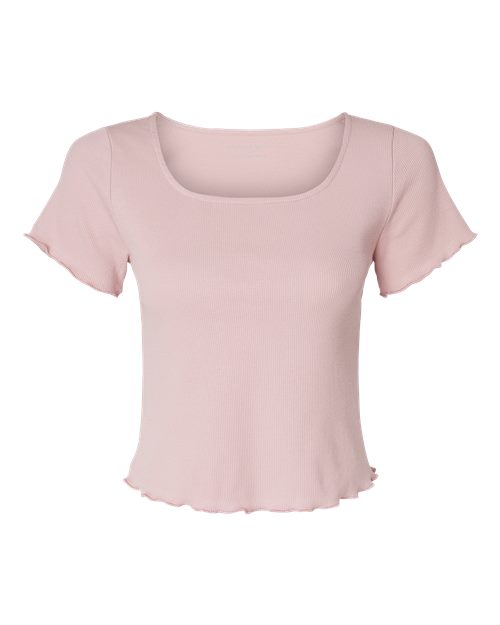 Women's Baby Rib Short Sleeve T-Shirt | USA Decoration
