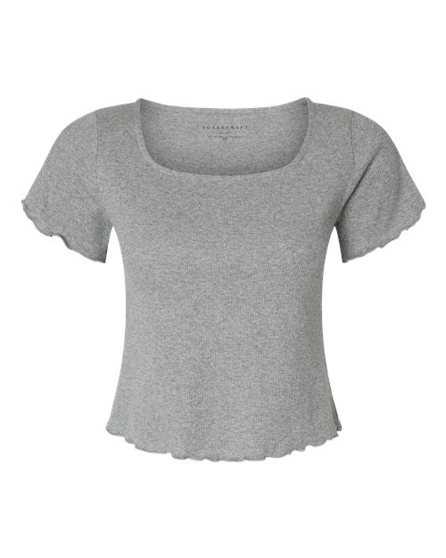 Women's Baby Rib Short Sleeve T-Shirt | USA Decoration
