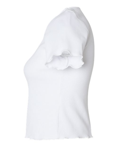 Women's Baby Rib Short Sleeve T-Shirt | USA Decoration