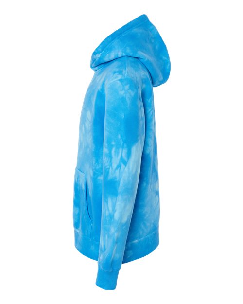 Youth Midweight Tie-Dyed Hooded Sweatshirt | USA Decoration