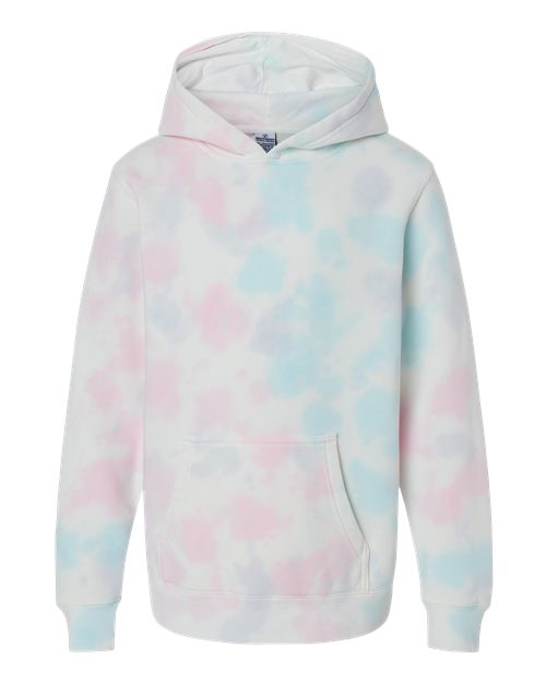 Youth Midweight Tie-Dyed Hooded Sweatshirt | USA Decoration