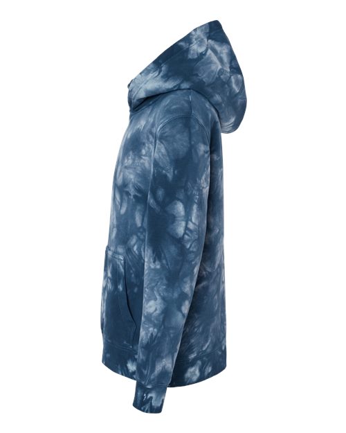 Youth Midweight Tie-Dyed Hooded Sweatshirt | USA Decoration