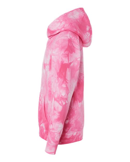 Youth Midweight Tie-Dyed Hooded Sweatshirt | USA Decoration