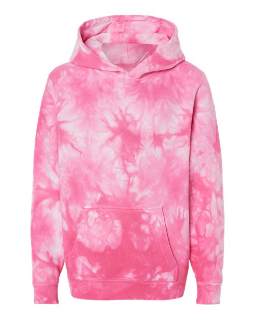 Youth Midweight Tie-Dyed Hooded Sweatshirt | USA Decoration