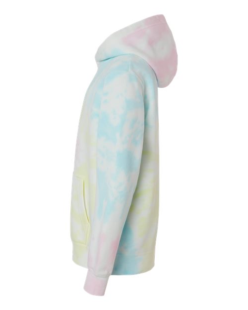 Youth Midweight Tie-Dyed Hooded Sweatshirt | USA Decoration