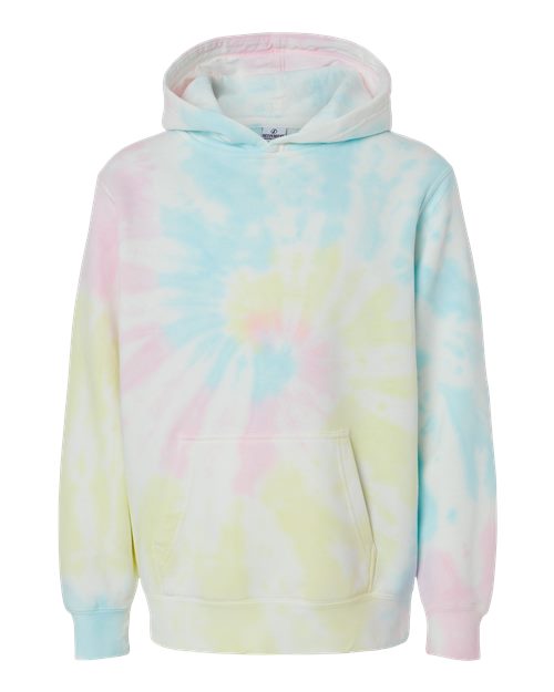 Youth Midweight Tie-Dyed Hooded Sweatshirt | USA Decoration